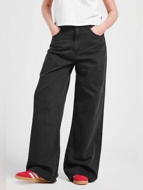 LEVI'S Cinch Baggy Jeans in Black